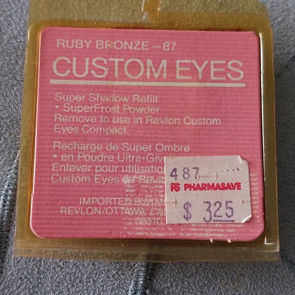 vintage unused Revlon custom eyes, Ruby Bronze-87 - Picture 4 of 4